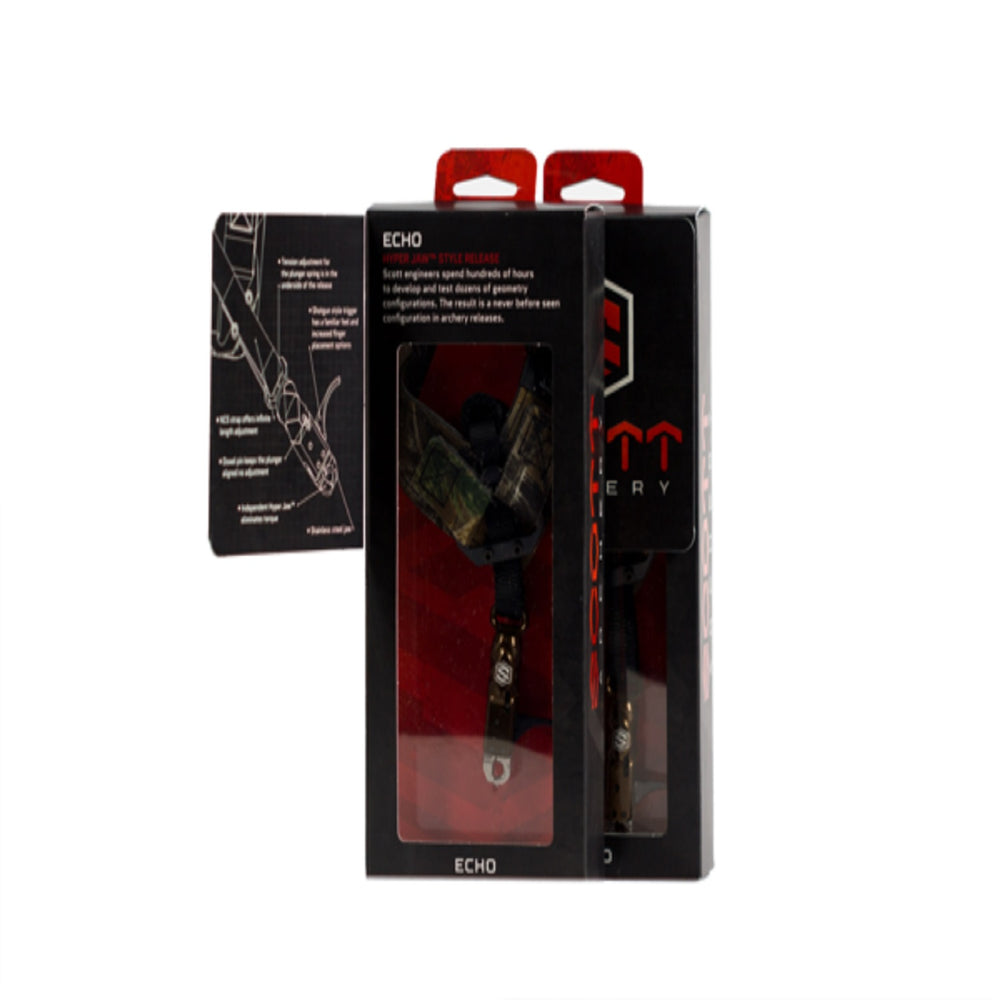 Scott Archery Echo Release - NCS - Buckle Strap - Black