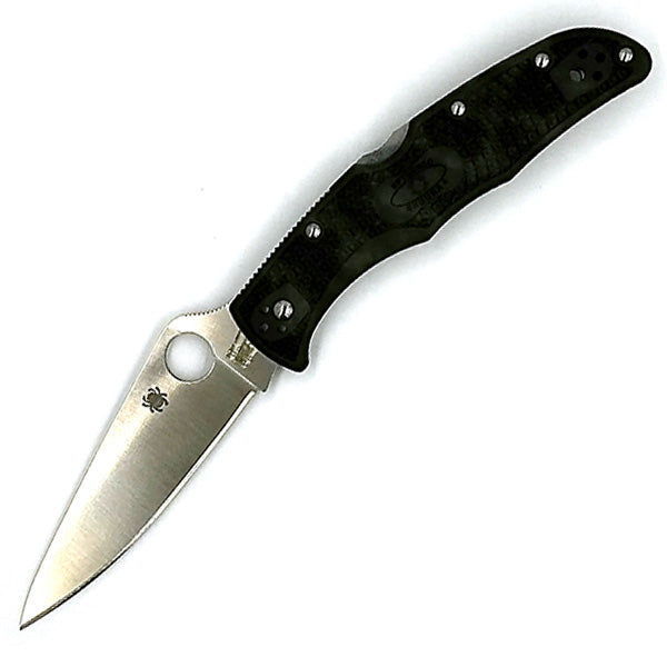 Spyderco Endura 4 Folder 3.75 in Plain Zome Green FRN Handle